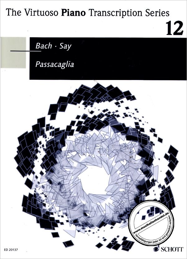 Titelbild für ED 20137 - PASSACAGLIA + FUGE C-MOLL BWV 582