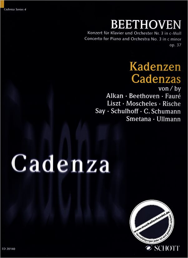 Titelbild für ED 20140 - CADENZA - KADENZEN - CADENZAS