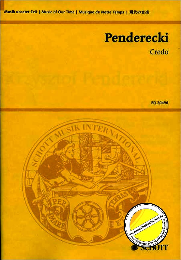 Titelbild für ED 20496 - CREDO (1997/1998)