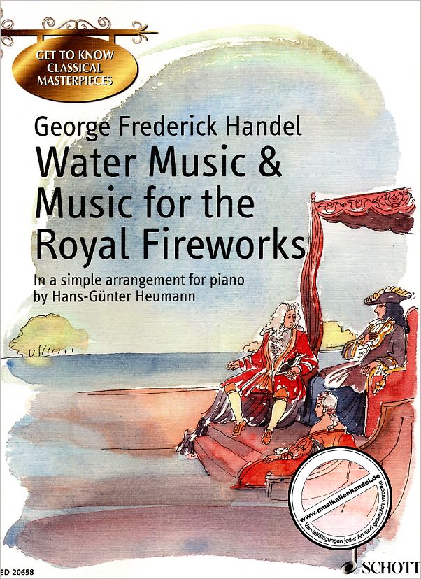 Titelbild für ED 20658 - WATER MUSIC & MUSIC FOR THE ROYAL FIREWORKS