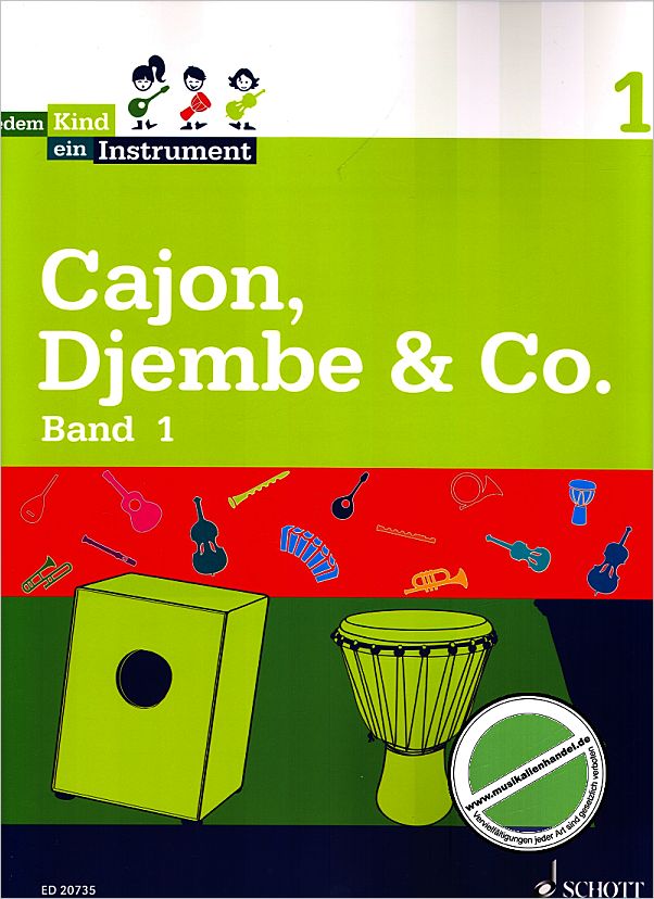 Titelbild für ED 20735 - CAJON DJEMBE + CO 1