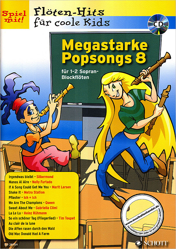 Titelbild für ED 20754 - MEGASTARKE POPSONGS 8