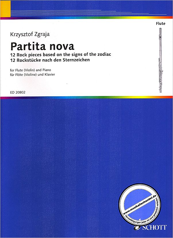 Titelbild für ED 20802 - PARTITA NOVA