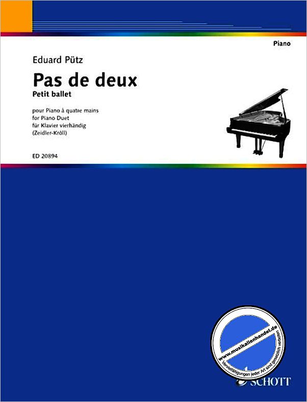 Titelbild für ED 20894 - PAS DE DEUX - PETIT BALLET