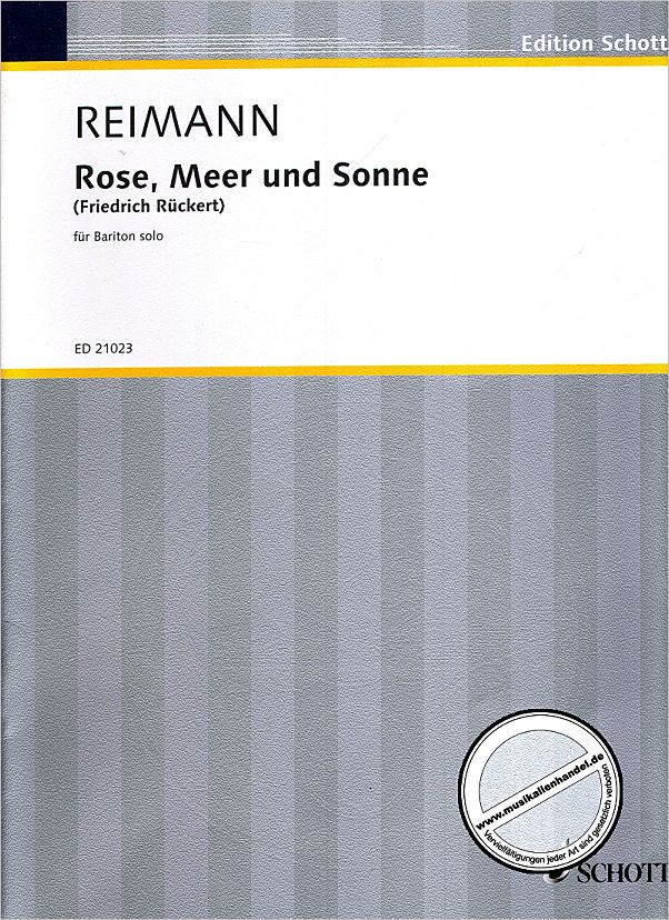 Titelbild für ED 21023 - ROSE MEER UND SONNE (2008)