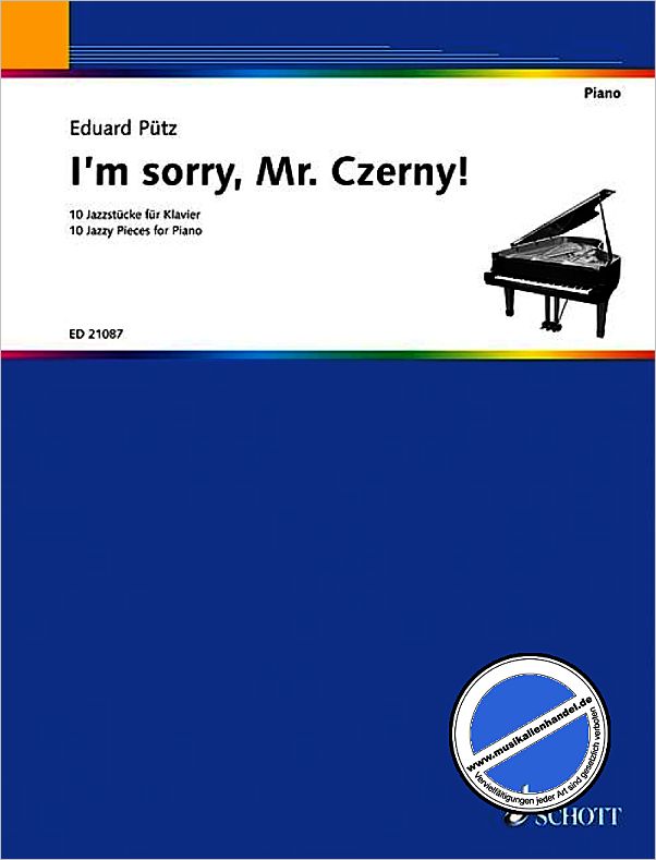 Titelbild für ED 21087 - I'M SORRY MR CZERNY