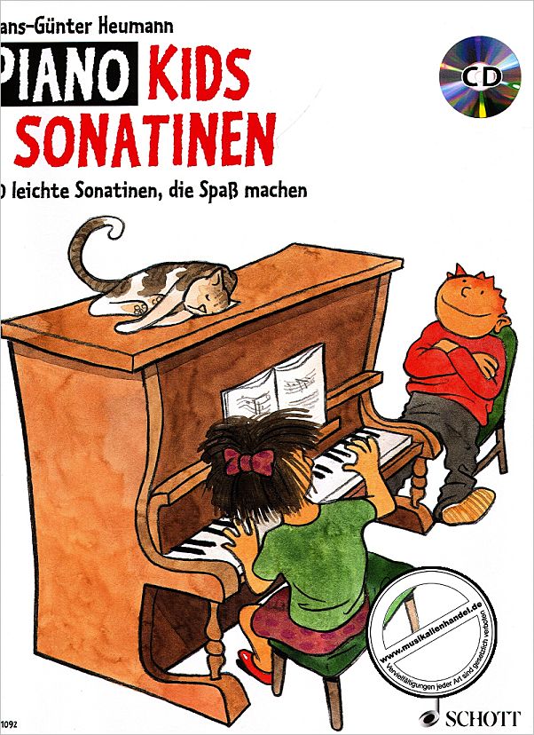 Titelbild für ED 21092 - PIANO KIDS SONATINEN