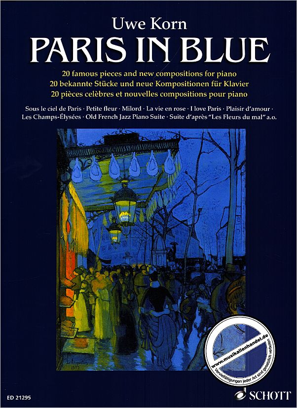 Titelbild für ED 21295 - PARIS IN BLUE