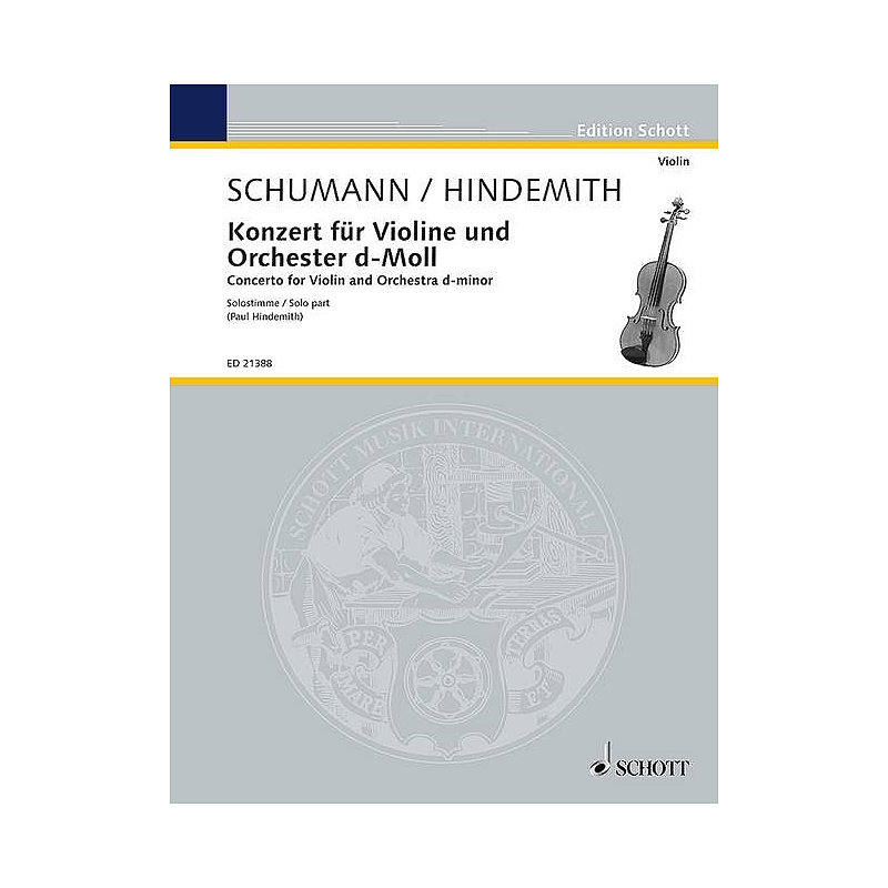 Titelbild für ED 21388 - KONZERT D-MOLL