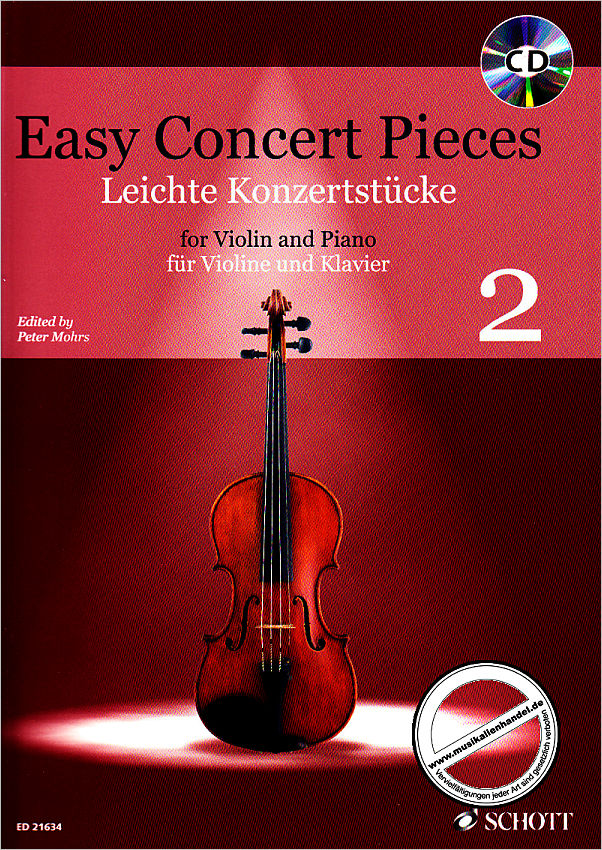 Titelbild für ED 21634 - EASY CONCERT PIECES 2