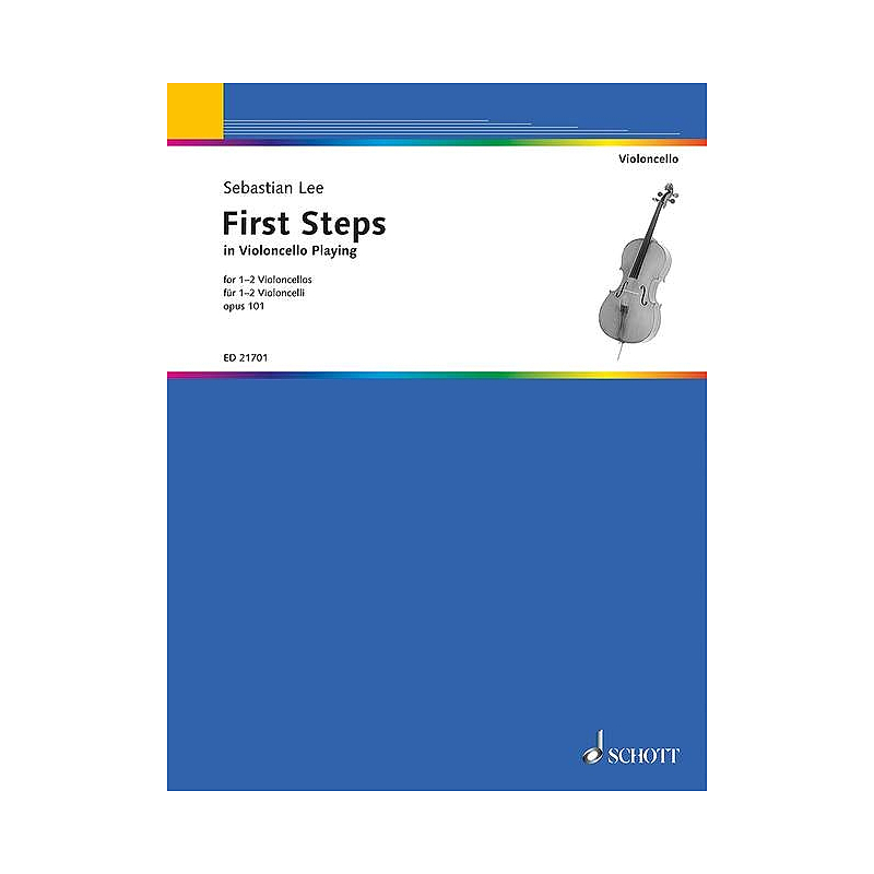 Titelbild für ED 21701 - FIRST STEPS FOR CELLO OP 101