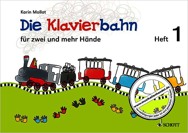 Titelbild für ED 21805 - DIE KLAVIERBAHN FUER ZWEI UND MEHR HAENDE 1