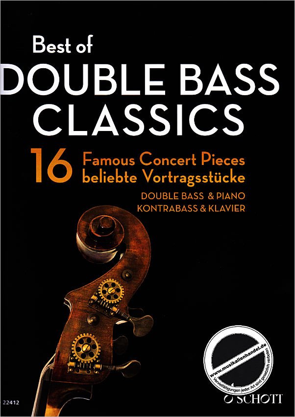 Titelbild für ED 22412 - Best of double bass classics