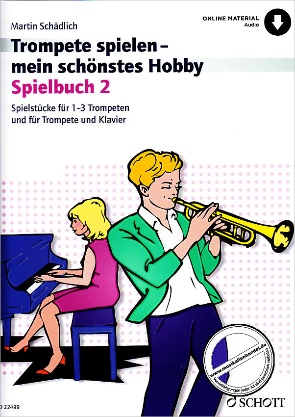 Titelbild für ED 22499 - Trompete spielen mein schönstes Hobby 2 - Spielbuch