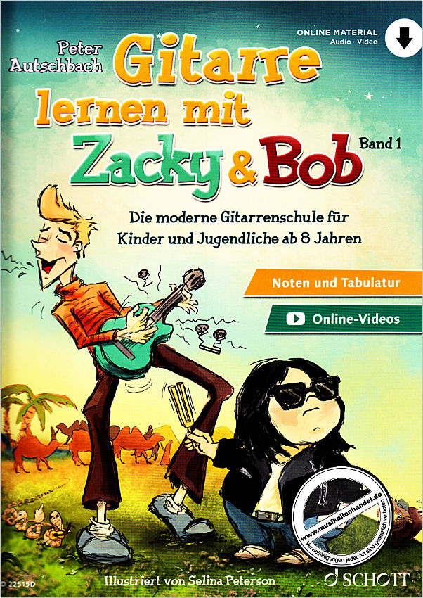 Titelbild für ED 22515D - Gitarre lernen mit Zacky + Bob 1