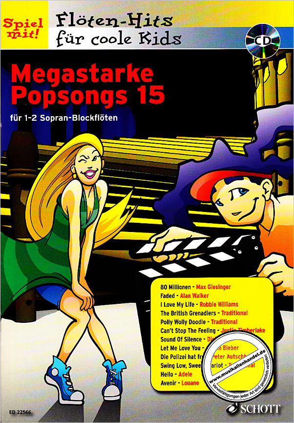 Titelbild für ED 22566 - MEGASTARKE POPSONGS 15