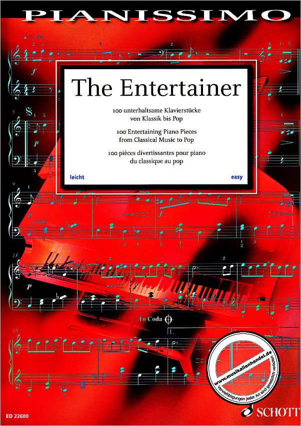 Titelbild für ED 22600 - THE ENTERTAINER