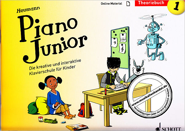 Titelbild für ED 22771 - Piano junior 1 - Theory book