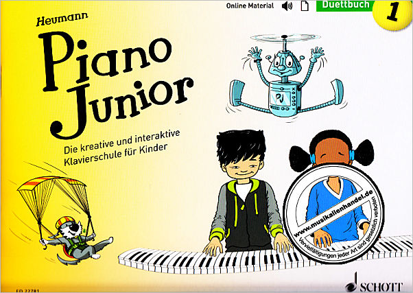Titelbild für ED 22781 - Piano junior 1 - Duet book