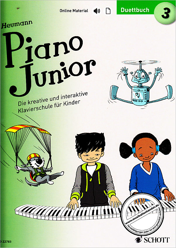 Titelbild für ED 22783 - Piano junior 3 - Duettbuch