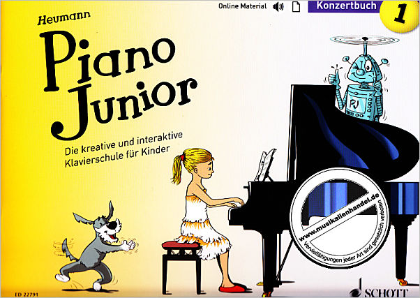 Titelbild für ED 22791 - Piano Junior 1 - Konzertbuch