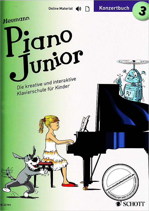 Titelbild für ED 22793 - Piano junior 3 - Konzertbuch