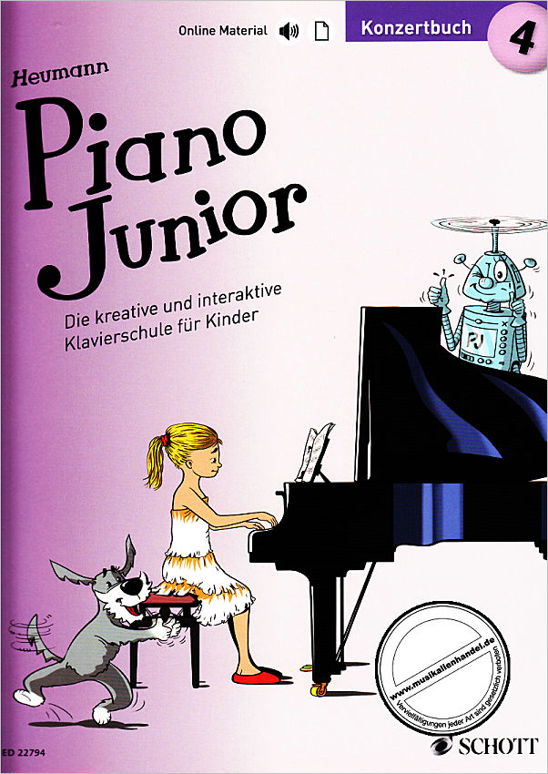 Titelbild für ED 22794 - Piano Junior 4 - Konzertbuch