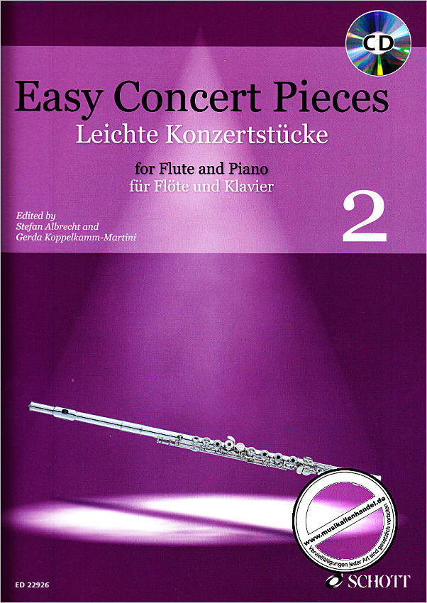 Titelbild für ED 22926 - Easy Concert pieces 2