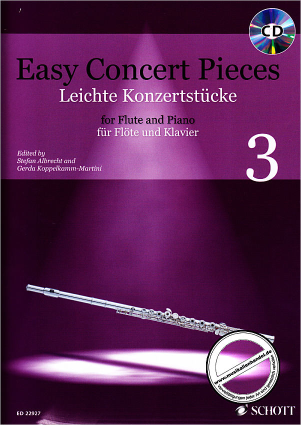 Titelbild für ED 22927 - Easy Concert pieces 3