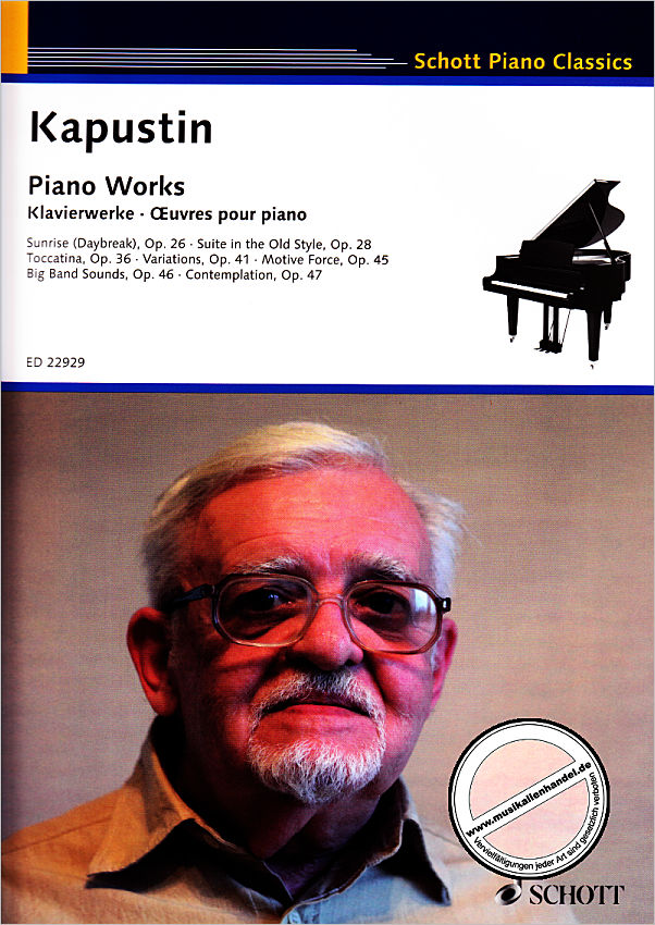 Titelbild für ED 22929 - Piano works | Klavierwerke