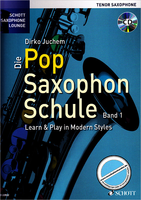 Titelbild für ED 22932 - Die Pop Saxophon Schule 1