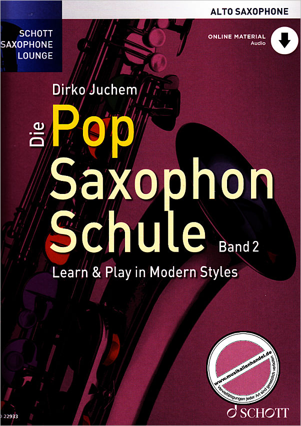 Titelbild für ED 22933 - Die Pop Saxophon Schule 2