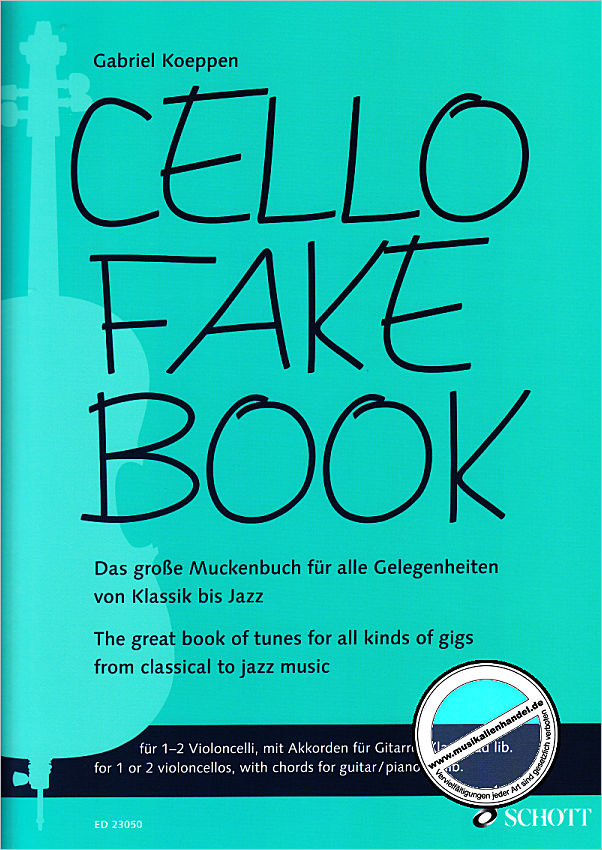 Titelbild für ED 23050 - Cello Fake Book