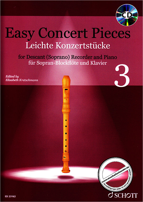 Titelbild für ED 23162 - Easy Concert pieces 3