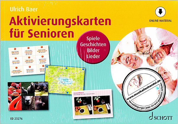 Titelbild für ED 23276 - Aktivierungskarten für Senioren | Spiele Geschichten Bilder Lieder