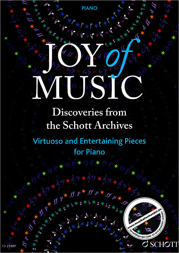 Titelbild für ED 23307 - Joy of music | Entdeckungen aus dem Verlagsarchiv Schott