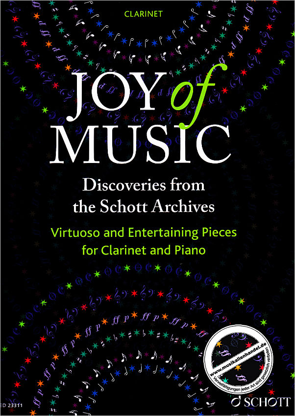 Titelbild für ED 23311 - Joy of music | Entdeckungen aus dem Verlagsarchiv Schott