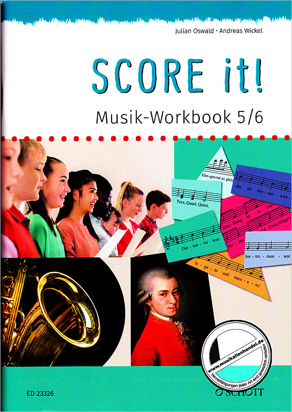Titelbild für ED 23326 - Score it Music Workbook 5/6