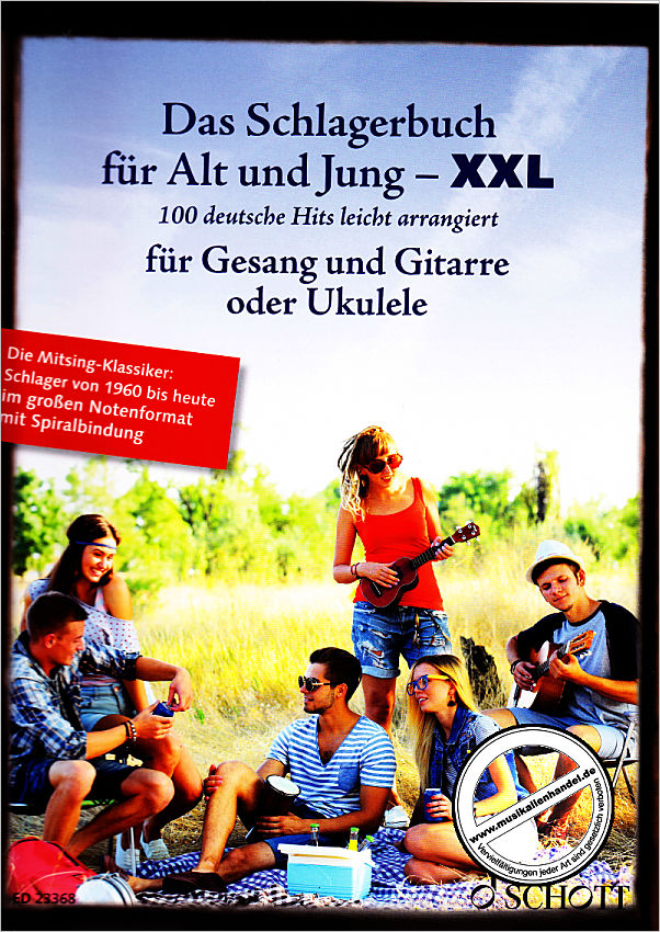 Titelbild für ED 23368 - Das Schlagerbuch für Alt und Jung - XXL