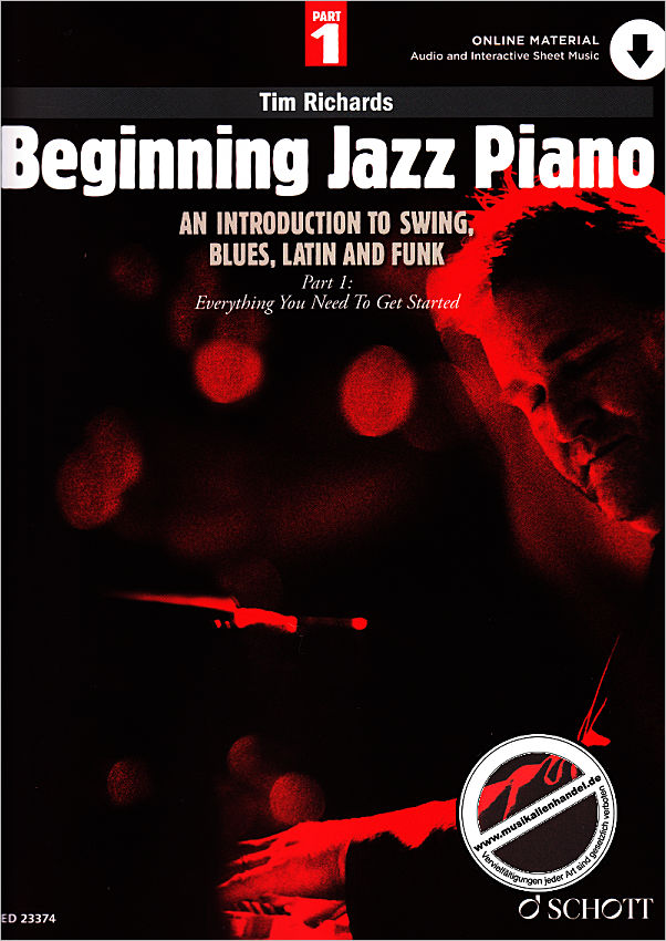 Titelbild für ED 23374 - Beginning Jazz Piano 1