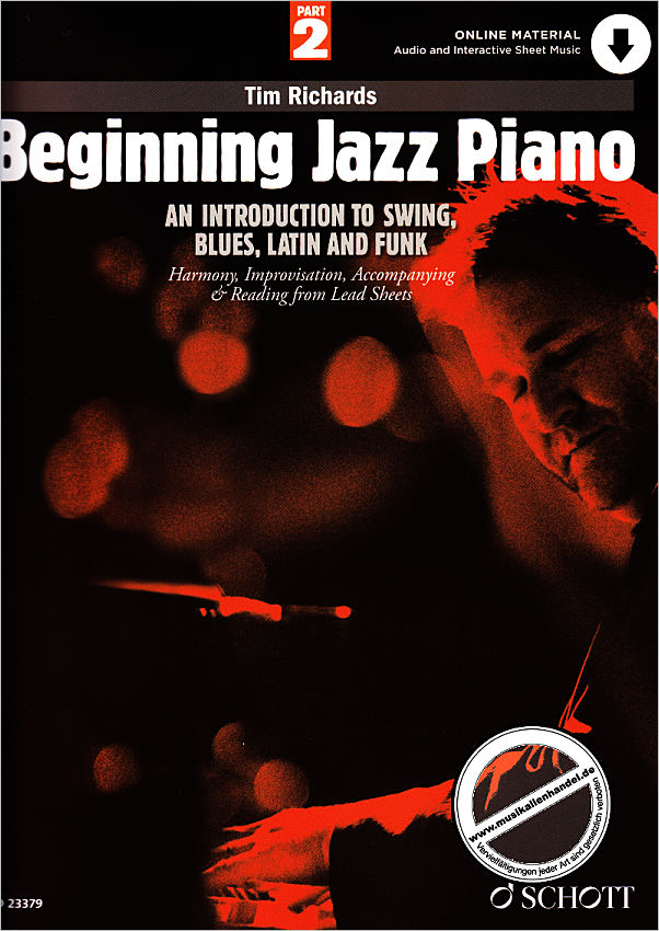Titelbild für ED 23379 - Beginning Jazz Piano 2