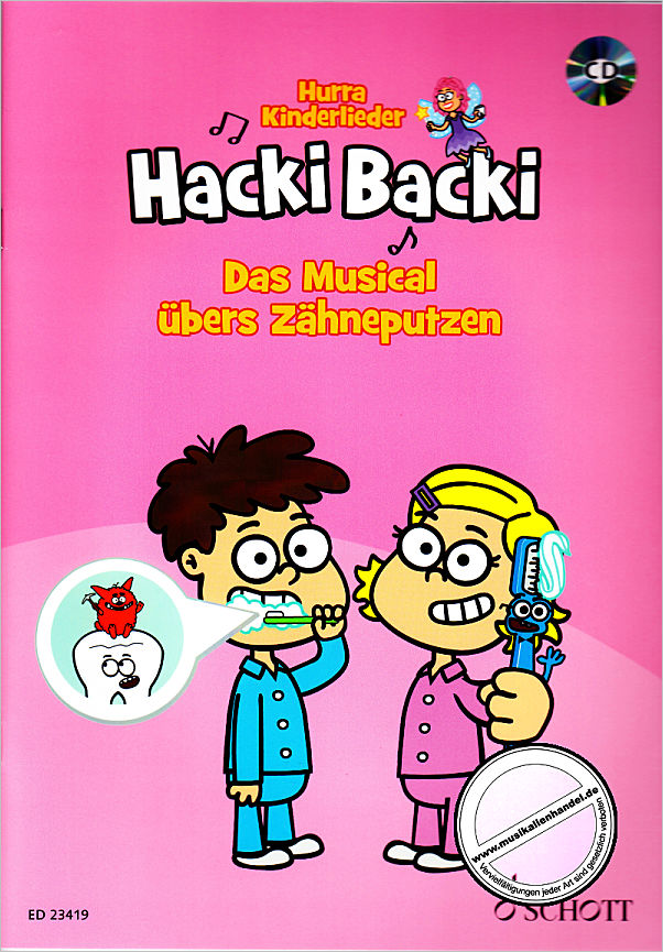 Titelbild für ED 23419 - Hacki Backi | Das Musical übers Zähneputzen