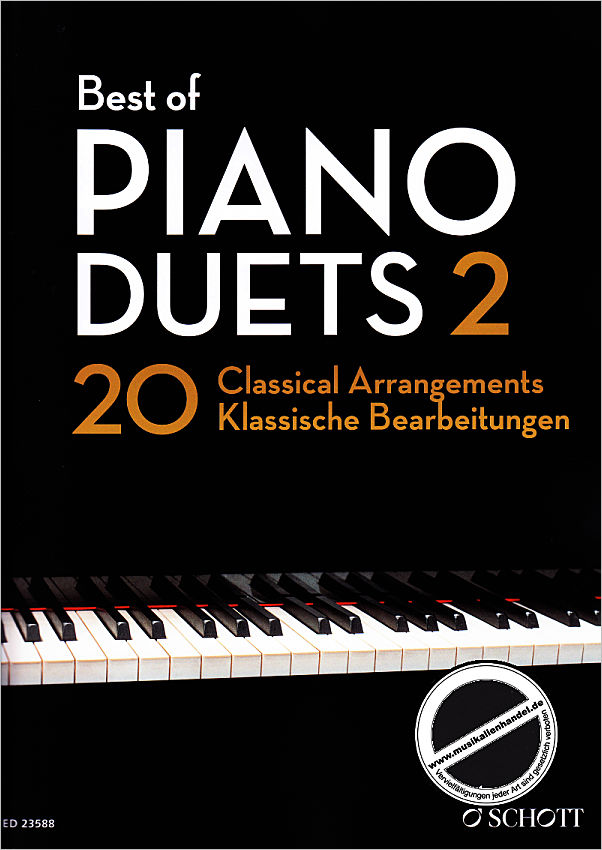 Titelbild für ED 23588 - Best of piano duets 2