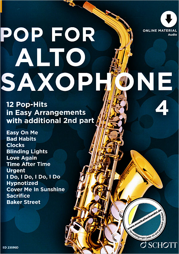 Titelbild für ED 23590D - Pop for Alto Saxophone 4