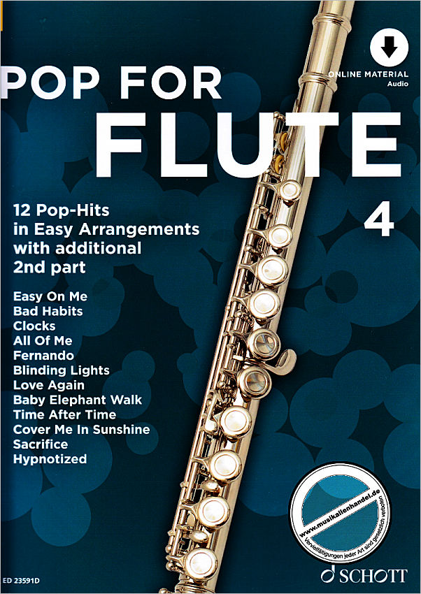 Titelbild für ED 23591D - Pop for Flute 4
