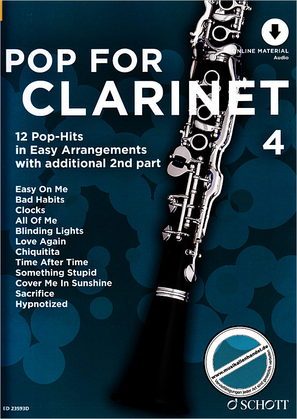 Titelbild für ED 23593D - Pop for Clarinet 4
