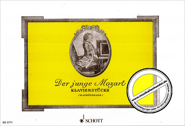 Titelbild für ED 3771 - DER JUNGE MOZART