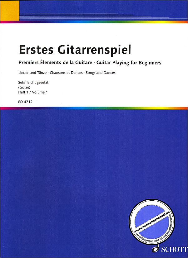 Titelbild für ED 4712 - ERSTES GITARRENSPIEL 1