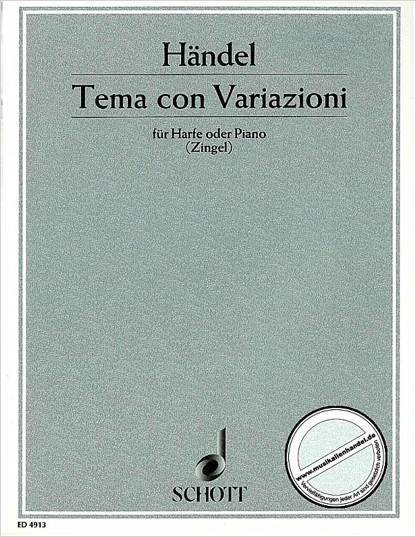 Titelbild für ED 4913 - TEMA CON VARIAZIONI