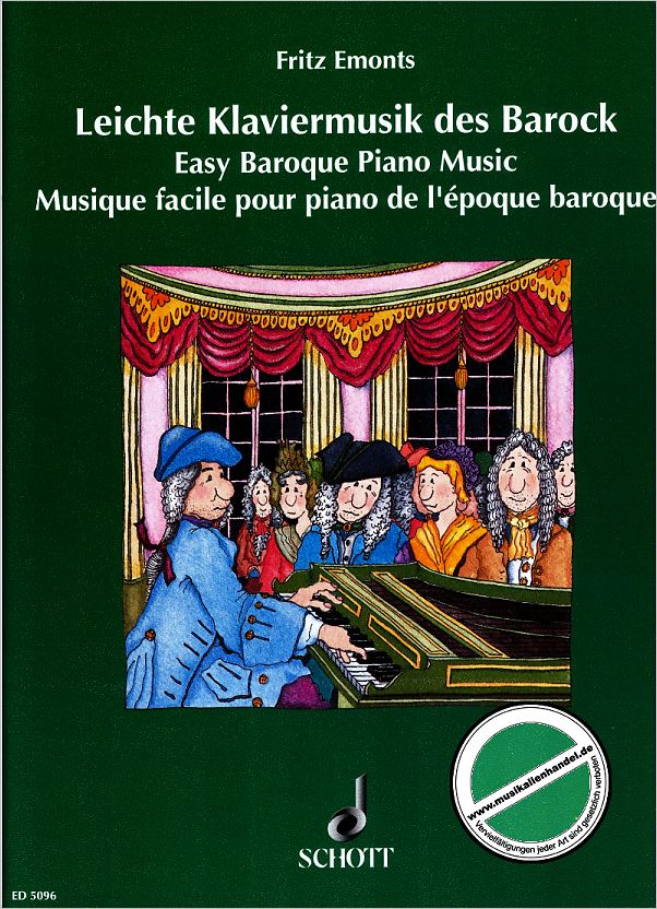 Titelbild für ED 5096 - LEICHTE KLAVIERMUSIK DES BAROCK